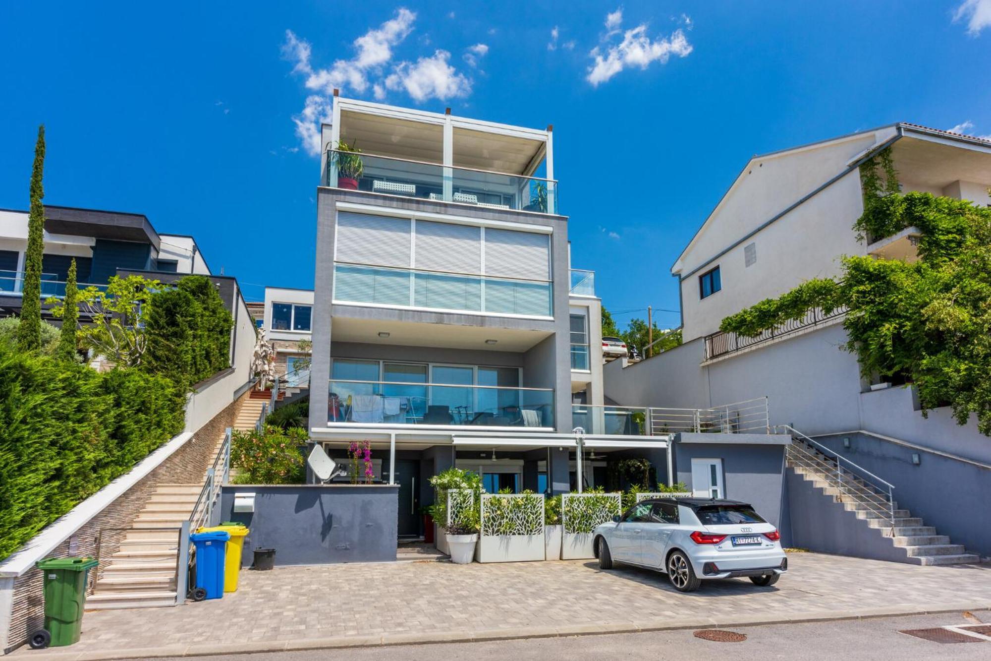 Panoramica Apartment With Whirlpool Crikvenica Eksteriør billede