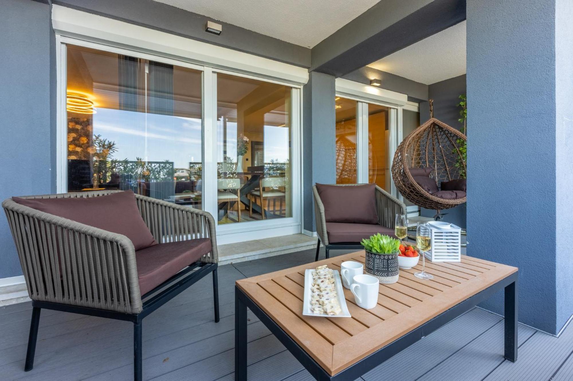 Panoramica Apartment With Whirlpool Crikvenica Eksteriør billede